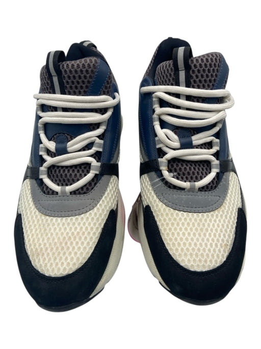 Dior Shoe Size 45 AS IS Blue & Multi Synthetic Men's Shoes Blue & Multi / 45