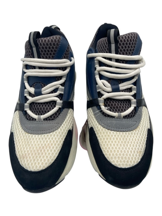 Dior Shoe Size 45 AS IS Blue & Multi Synthetic Men's Shoes Blue & Multi / 45
