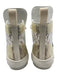 Dior Shoe Size 41 AS IS White & Black Synthetic Oblique High Top Men's Shoes White & Black / 41