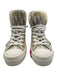 Dior Shoe Size 41 AS IS White & Black Synthetic Oblique High Top Men's Shoes White & Black / 41