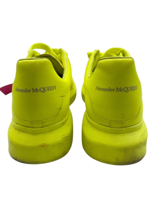 Alexander McQueen Shoe Size 42 AS IS Neon Yellow Leather Solid Men's Shoes Neon Yellow / 42