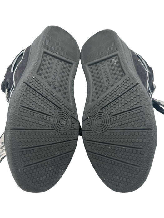 Lanvin Shoe Size 42 Black & Gray Suede & Synthetic Chunky Men's Shoes Black & Gray / 42