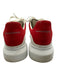 Alexander McQueen Shoe Size 43 White & Red Leather Solid Low Top Men's Shoes White & Red / 43