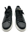 Alexander McQueen Shoe Size 43 Black & White Leather Solid Low Top Men's Shoes Black & White / 43