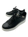 Alexander McQueen Shoe Size 43 Black & White Leather Solid Low Top Men's Shoes Black & White / 43