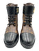 Louis Vuitton Shoe Size 37.5 Brown, Black & Gold Coated Canvas Monogram Booties Brown, Black & Gold / 37.5