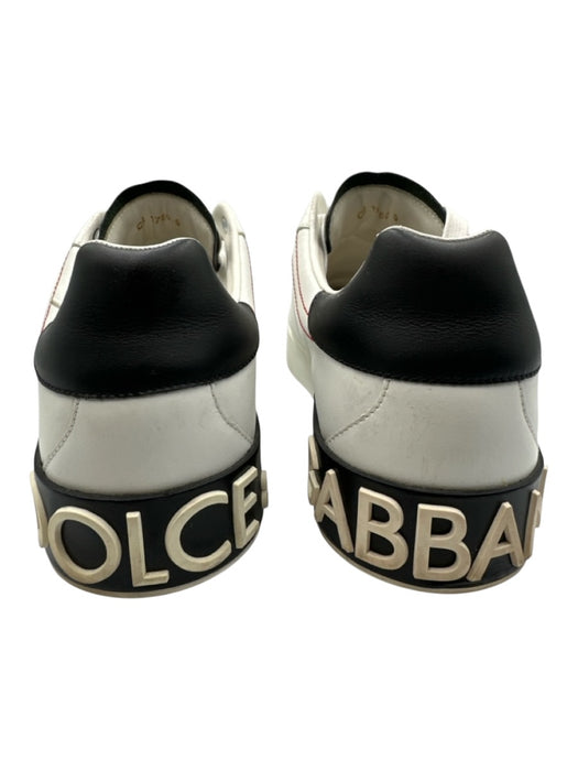 Dolce & Gabbana Shoe Size 9 White Leather Solid Sneaker Low Top Men's Shoes White / 9
