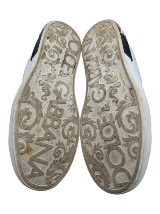 Dolce & Gabbana Shoe Size 9 White Leather Solid Sneaker Low Top Men's Shoes White / 9