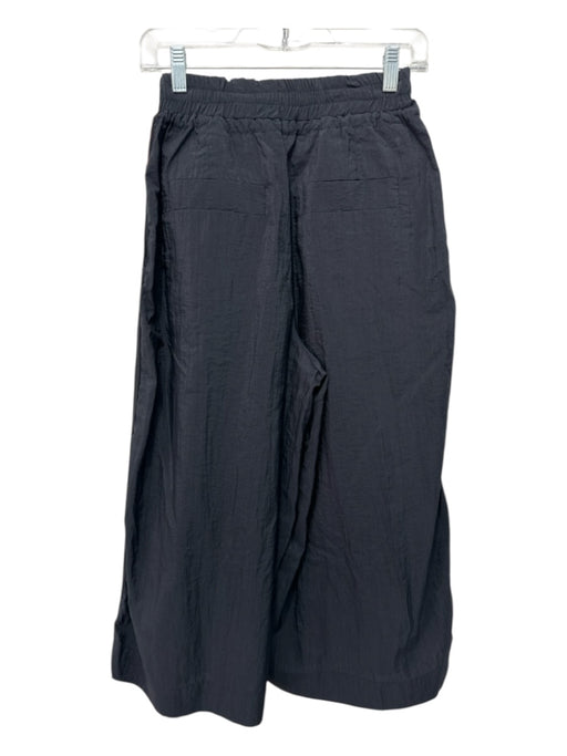 COS Size XS Black Cotton Nylon Elastic Waist Wide Leg Culotte Pants Black / XS