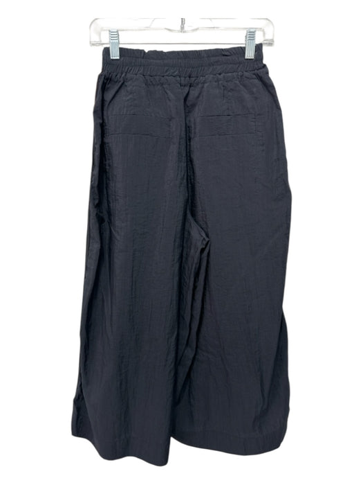 COS Size XS Black Cotton Nylon Elastic Waist Wide Leg Culotte Pants Black / XS