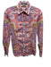 Etro Size 38 Pink, Orange, multi Cotton Long Sleeve Paisley Button Up Top Pink, Orange, multi / 38