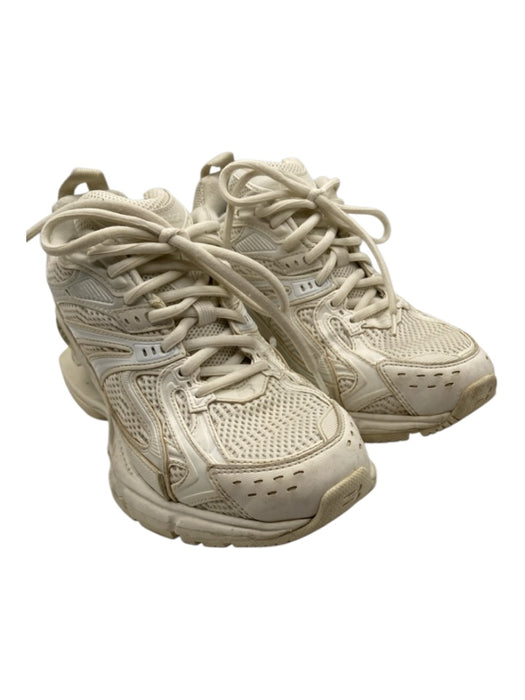 Balenciaga Shoe Size 37 White Synthetic Meteorite Round Toe Trainer Sneakers White / 37