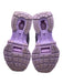 Balenciaga Shoe Size 37 Purple & Black Synthetic Meteorite Round Toe Sneakers Purple & Black / 37