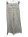 Madewell Size 25 White Cotton Denim Zip Fly High Rise Wide Leg Raw Hem Jeans White / 25