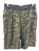 Lululemon Size Est L Olive Green & Black Camo Athleisure Men's Shorts Olive Green & Black / Est L