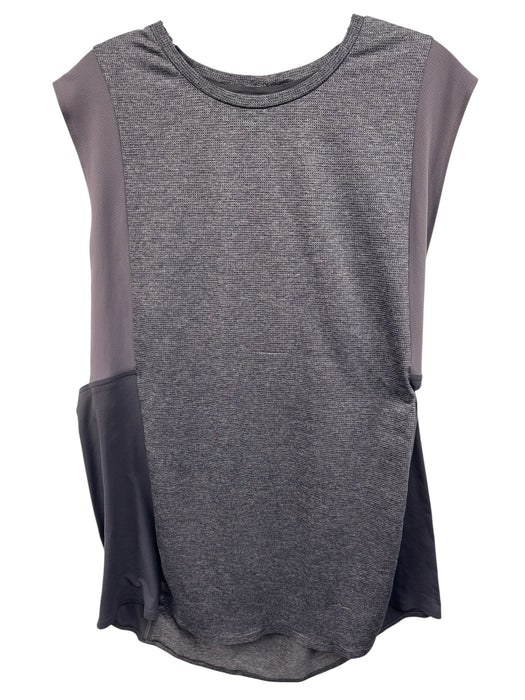 Lululemon Size Est L Gray Solid Athleisure Men's Short Sleeve Gray / Est L