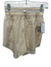 Lululemon Size 4 Cream Beige & White Nylon Semi Sheer Athletic Zip Pocket Shorts Cream Beige & White / 4