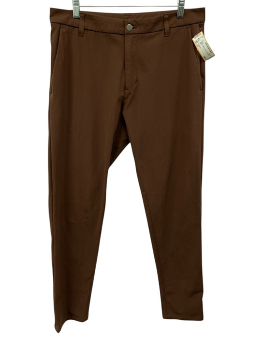 Lululemon Size 33 Brown Polyester Zip Fly Men's Pants Brown / 33
