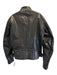 Diesel Size XXL Black Leather Zip Pockets Zip Up Men's Jacket Black / XXL