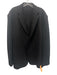 Versace Collection Black Cotton Blend Solid Patch Pocket 2 Button Men's Blazer Black / 54