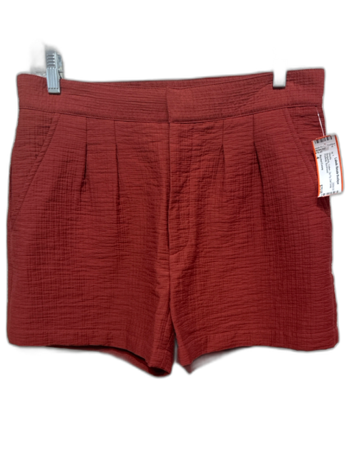 Rachel Comey Size 4 Burgundy Cotton Zip Fly Dart Detail Pockets Shorts Burgundy / 4