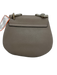 Chloe Gray Pebbled Leather Silver Hardware Turn Lock Closure Envelope Bag Gray / S