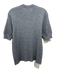 Vis A Vis Size 1/S Gray Wool Knit Half Sleeve Top Gray / 1/S