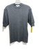 Vis A Vis Size 1/S Gray Wool Knit Half Sleeve Top Gray / 1/S