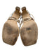 Paris Texas Shoe Size 39 Beige & Brown Leather Snake Skin Square Toe Sandals Beige & Brown / 39