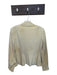 RENE RUIZ Size 6 Tan Suede Long Sleeve Lapel Open Front Lined Jacket Tan / 6