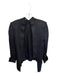 theysken's theory Size 36/2 Black Ramie Long Sleeve Lapel Back pleats Jacket Black / 36/2
