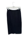 St. John Knits Size 4 Black Wool Elastic Waist Midi Skirt Black / 4