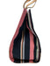 Tory Burch Navy, Pink & Tan Leather Tote Striped Logo shoulder bag Bag Navy, Pink & Tan
