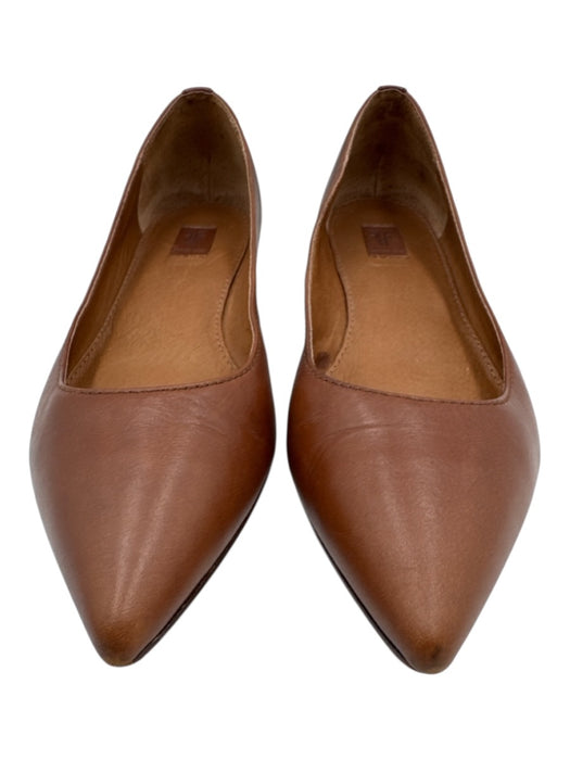 Frye Shoe Size 6 Brown Leather Pointed Toe Heel Flats Brown / 6