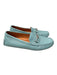 Coach Shoe Size 10 Teal Blue Leather Turnlock Buckle Detail Almond Toe Shoes Teal Blue / 10