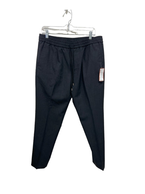 Gucci Size 48 Charcoal Cotton Elastic Waist Men's Pants 48