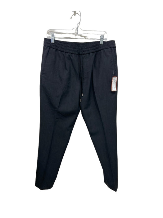 Gucci Size 48 Charcoal Cotton Elastic Waist Men's Pants 48