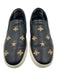 Gucci Shoe Size 7 AS IS black & gold Leather Slip On Men's Shoes 7