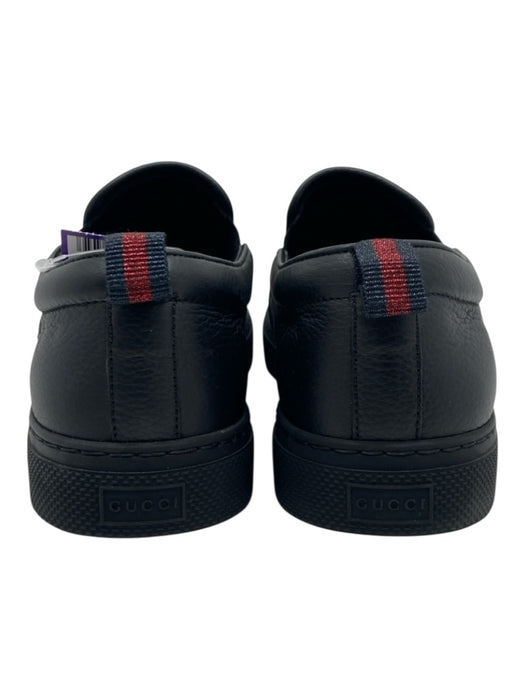 Gucci Shoe Size 8.5 Black Leather Spikes Slip On Men's Shoes Black / 8.5