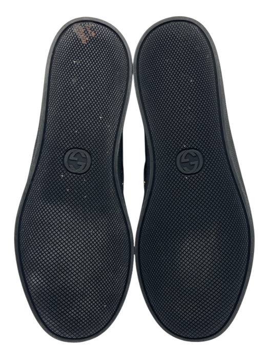 Gucci Shoe Size 8.5 Black Leather Spikes Slip On Men's Shoes Black / 8.5