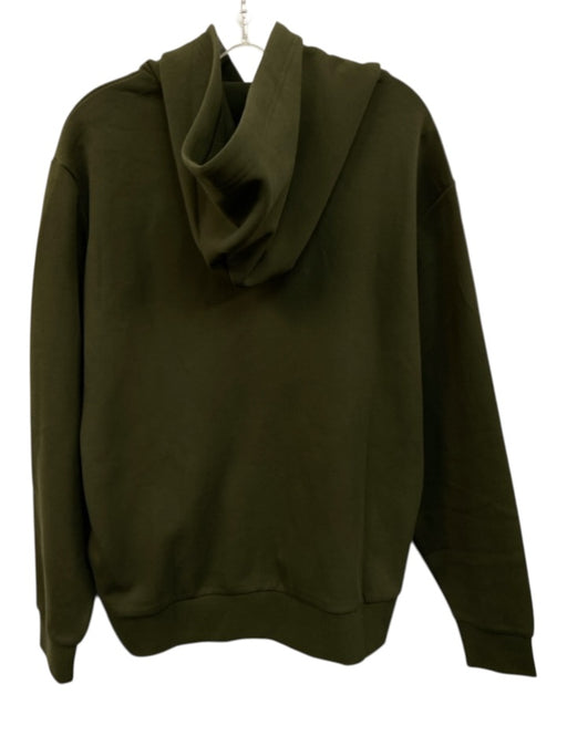 Polo Size L Olive Green Cotton Blend logo Hoodie Men's Jacket Olive Green / L