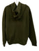 Polo Size L Olive Green Cotton Blend logo Hoodie Men's Jacket Olive Green / L