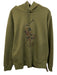 Polo Size L Olive Green Cotton Blend logo Hoodie Men's Jacket Olive Green / L