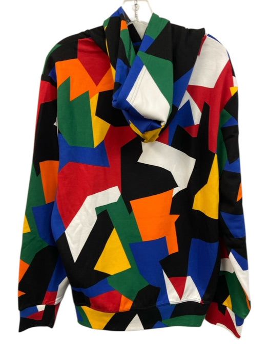 Polo NWT Size L Multi Cotton Blend Abstract Hoodie Men's Jacket Multi / L