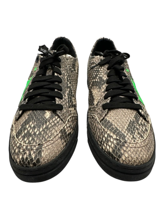 Off White Shoe Size 42 Tan Snakeskin Solid Sneaker Men's Shoes Tan / 42