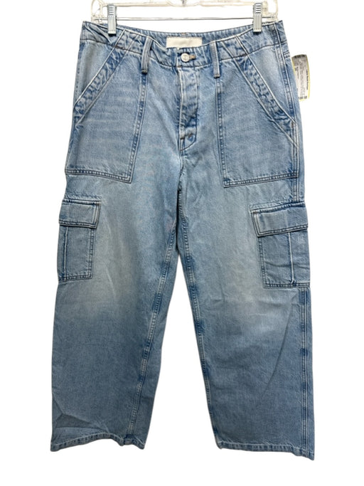Mother Superior Size 29 Light Wash Cotton Denim Button Fly Mid Rise Jeans Light Wash / 29