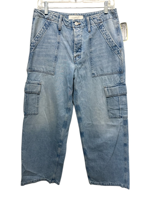Mother Superior Size 29 Light Wash Cotton Denim Button Fly Mid Rise Jeans Light Wash / 29