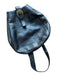 Nina Ricci Black & Gold Leather One Strap Buckle Bag Black & Gold / M