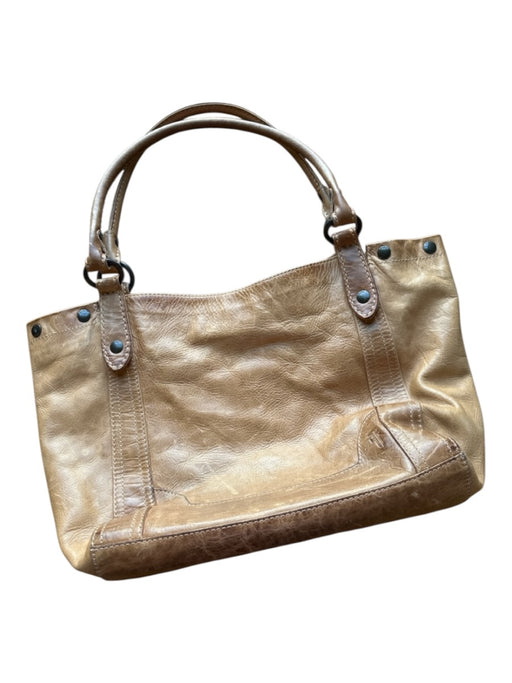 Frye Tan Leather Top Handle Tote Bag Tan / L