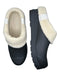 Hunter Shoe Size 10 Black & Cream Rubber Faux Fur Lining Open Back Rainboots Black & Cream / 10